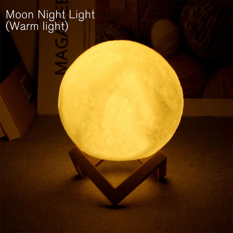 LED Moon Galaxy Book Light Night