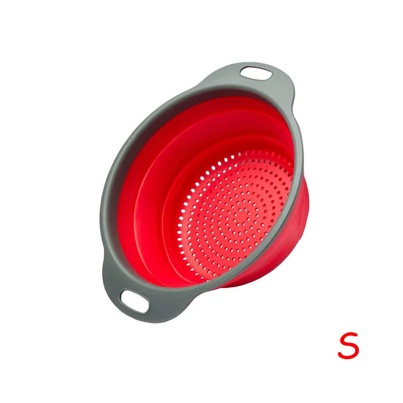 Round Folding Colander Basket