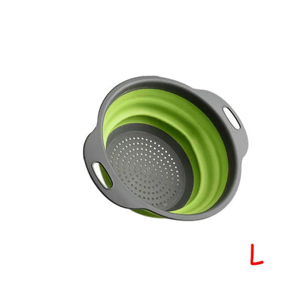 Round Folding Colander Basket