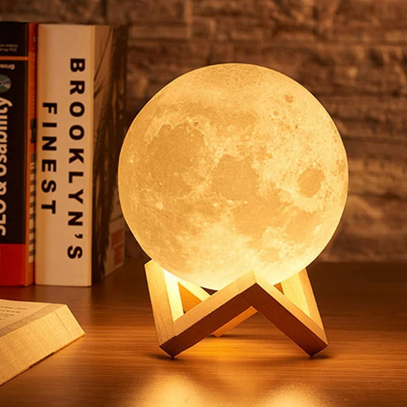 LED Moon Galaxy Book Light Night