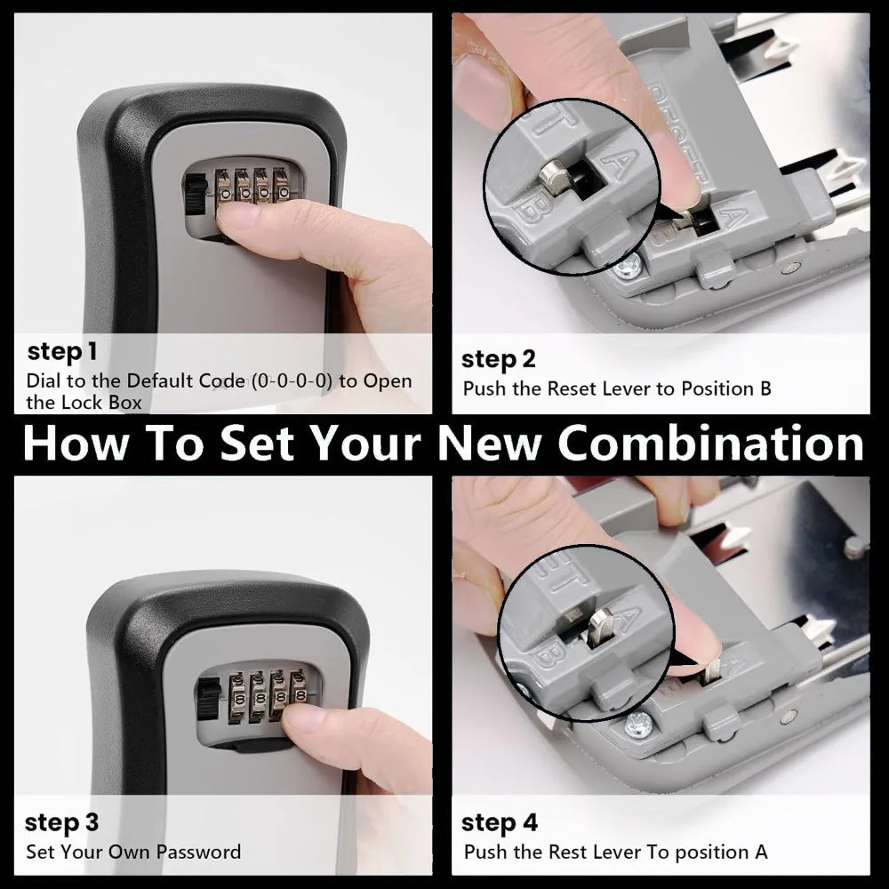 Wall Mount Key Lock Box