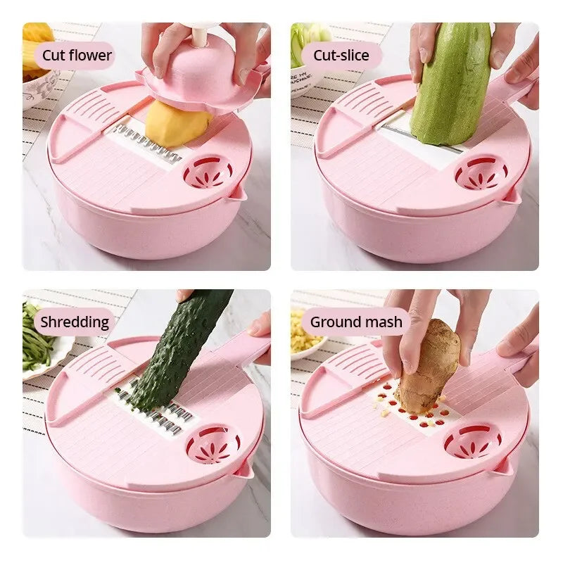 Multifunction Manual Vegetable Cutter