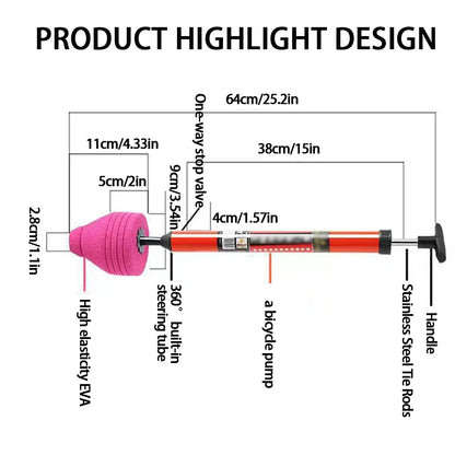 Silicone Drain Clog Remover Tool