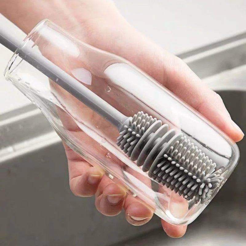 Long Handle Cup Glass Cleaning Brush