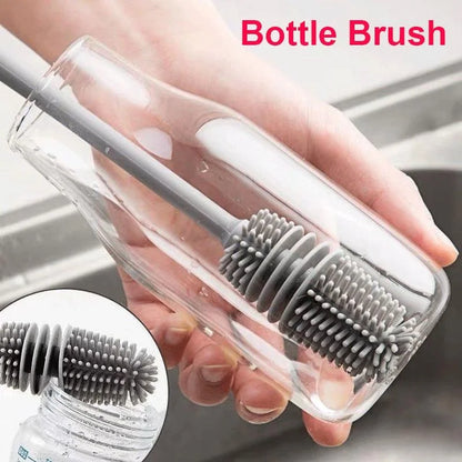 Long Handle Cup Glass Cleaning Brush