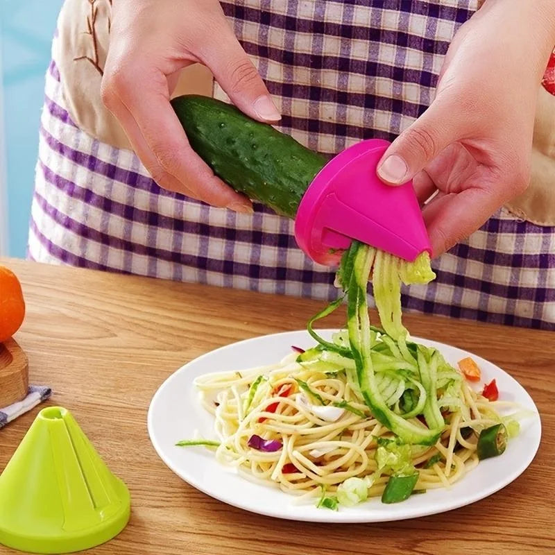 Rotating Vegetable Shredder Spiral Peeler
