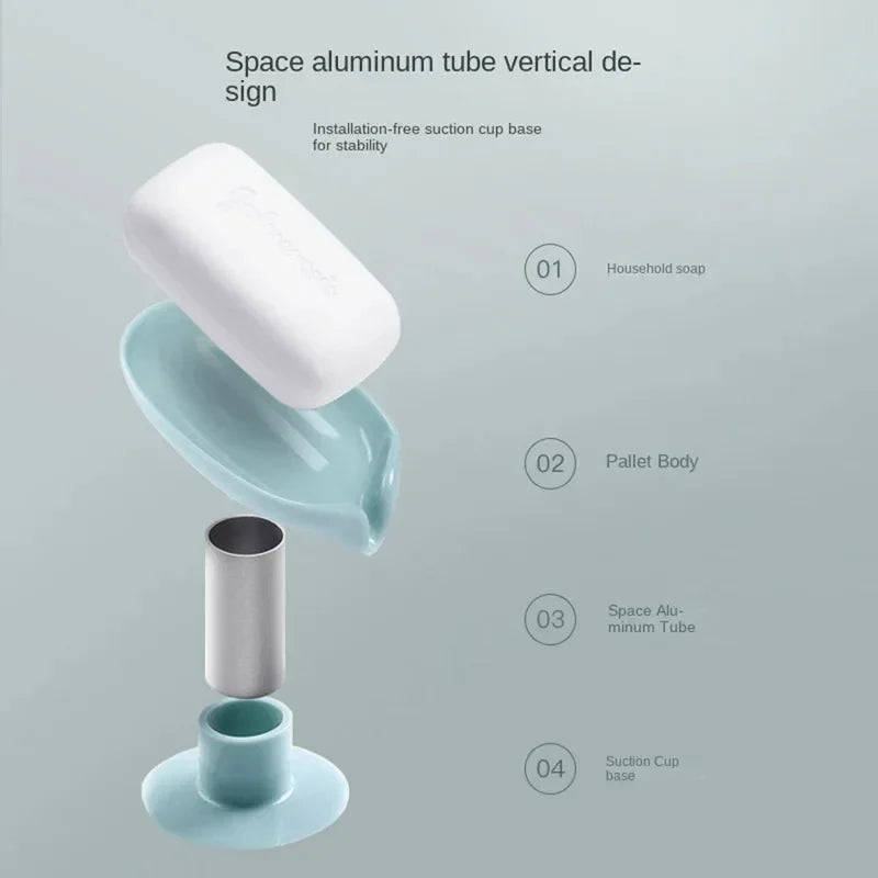 Leaf Shape Drain Soap Holder