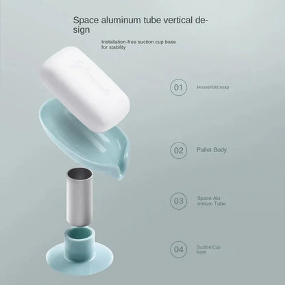 Leaf Shape Drain Soap Holder