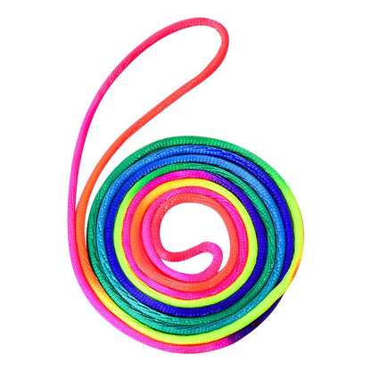 Rainbow Elastic Jump Ropes Gymnastics Rubber Band For Fitness Outdoor Games Children And Adults Juegos Divertidos Kinder Spiele