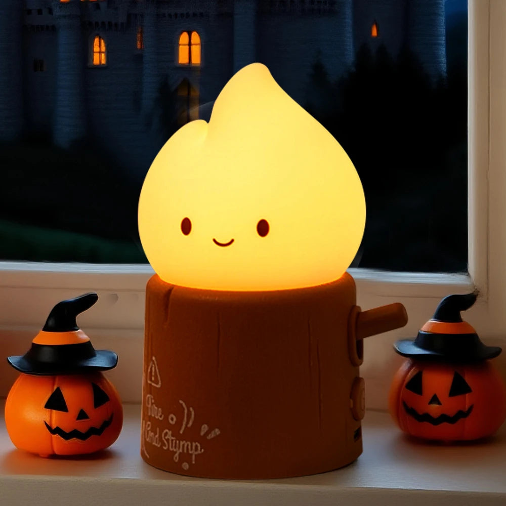 LED Flameless Candle White Noise Night Light
