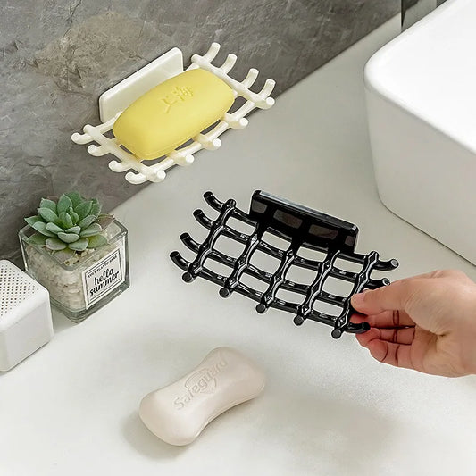 Wall Mounted Soap Dish Drainage Shelf