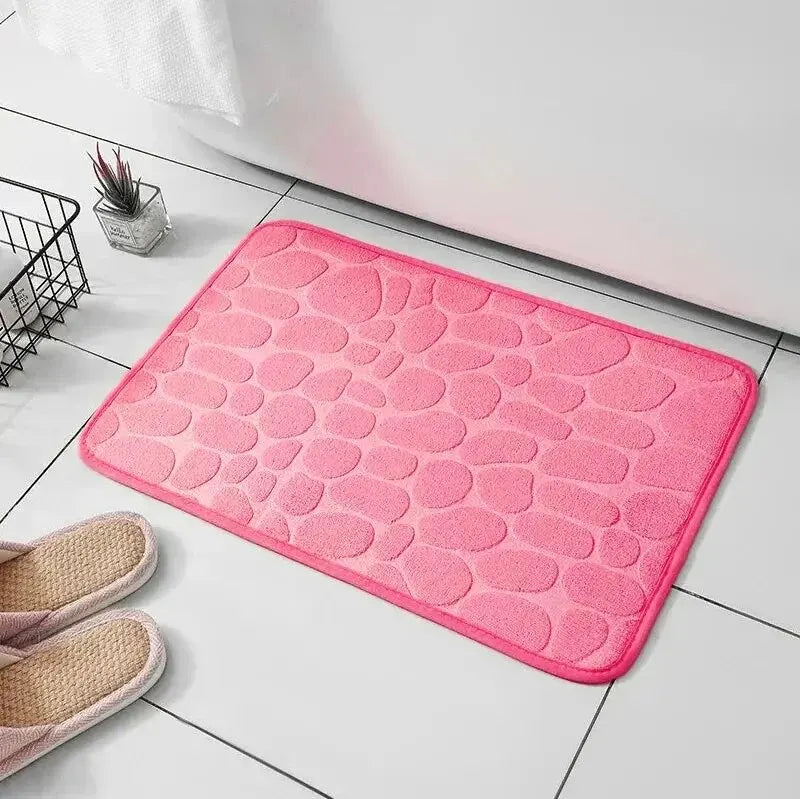 Embossed Microfiber Pebble Floor Mat