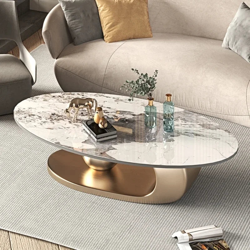 Nordic Living Room Coffee Tables Modern Design Decor Oval Coffee Tables Minimalist Mesa De Centro De Sala Home Furniture