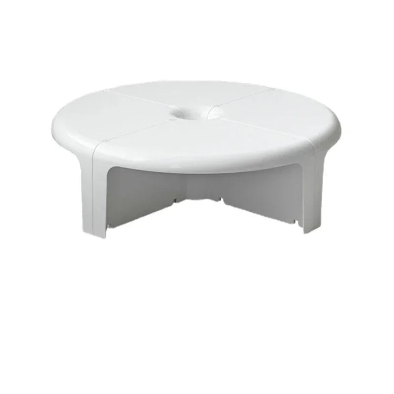 Nordic Circular Coffee Table Modern Design Creative Small Elegant Plastic Coffee Table Living Room Bedroom Mesas Home Furniture