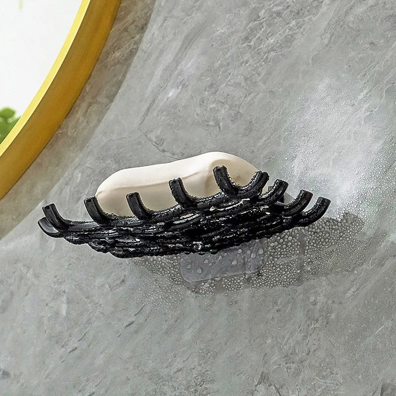 Wall Mounted Soap Dish Drainage Shelf