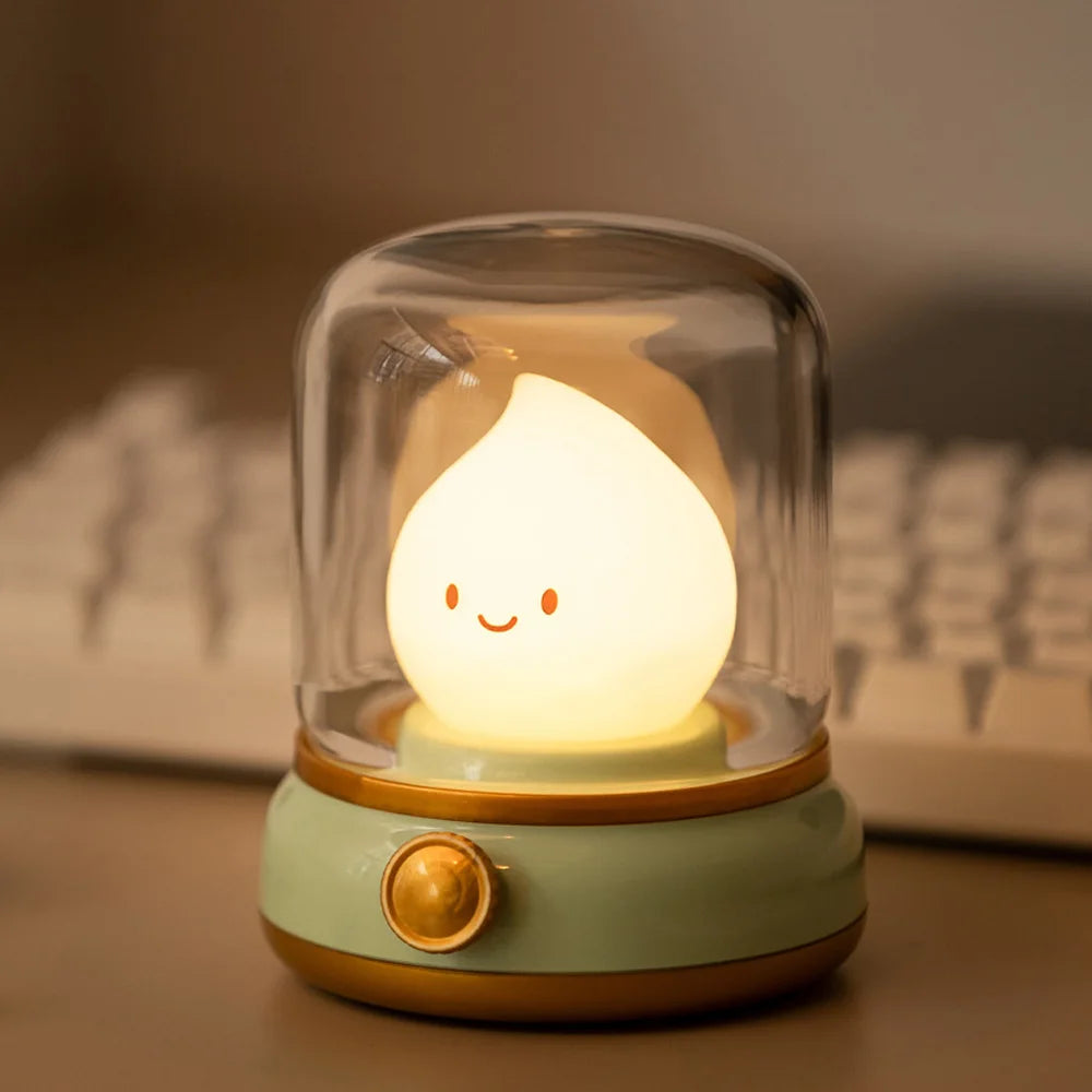 LED Flameless Candle White Noise Night Light