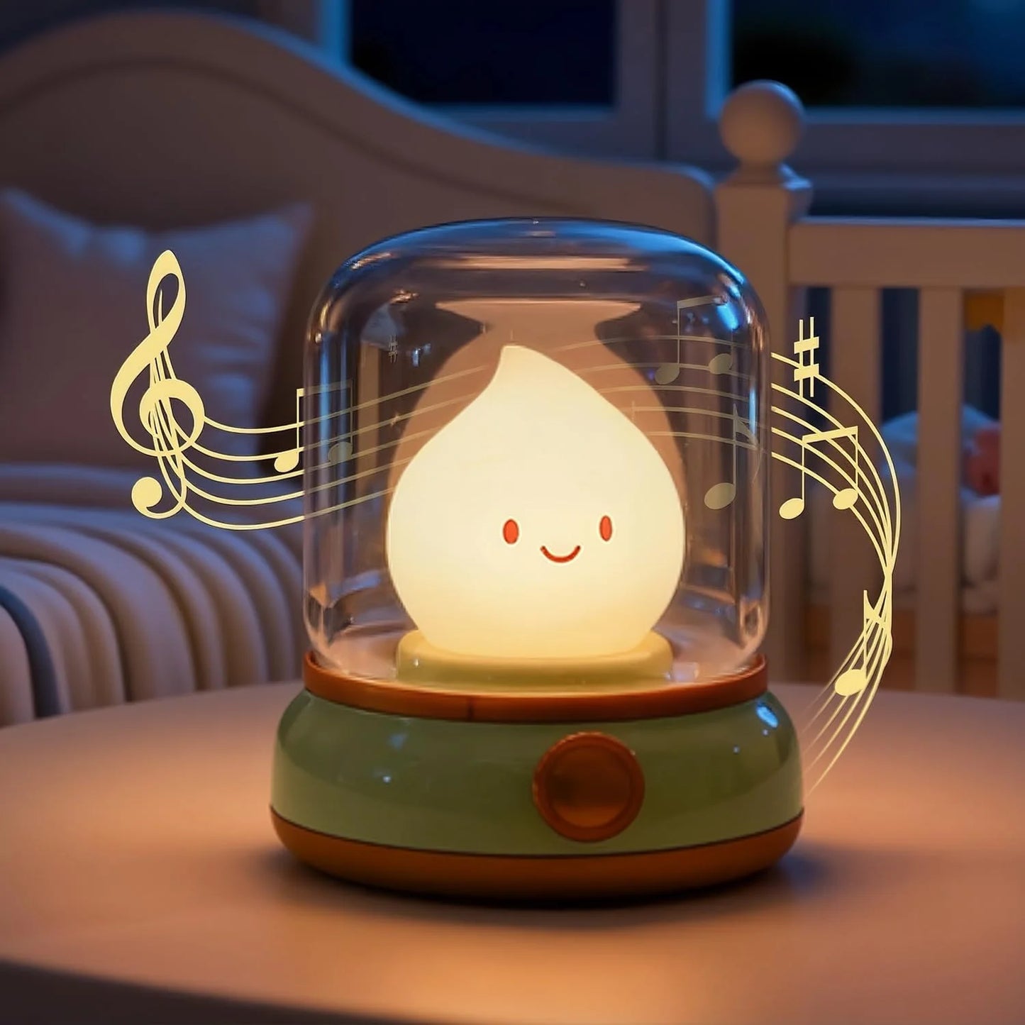 LED Flameless Candle White Noise Night Light