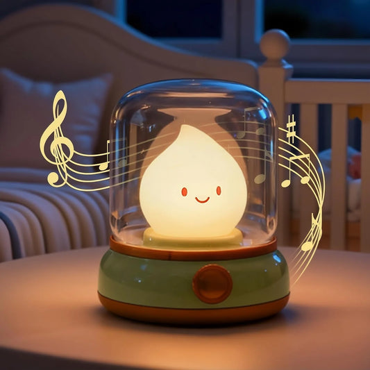 LED Flameless Candle White Noise Night Light