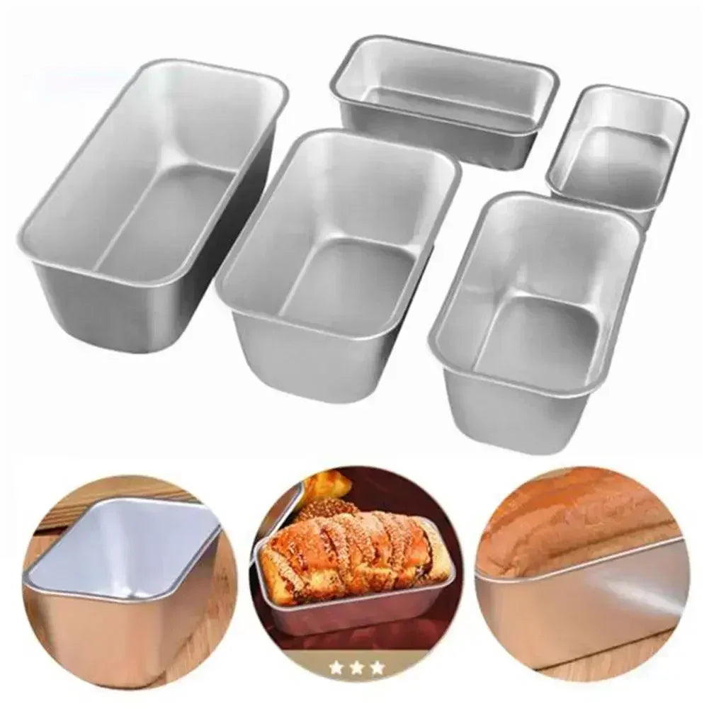 Non-Stick Cake Pan Mini Toast Mold Carbon Steel Rectangular Bread MoldCake Baking Tray Loaf Pan Kitchen Baking Tools Bakeware