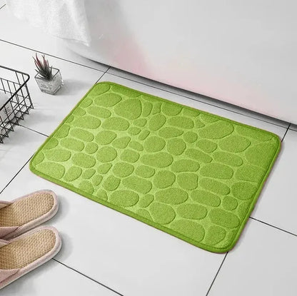 Embossed Microfiber Pebble Floor Mat