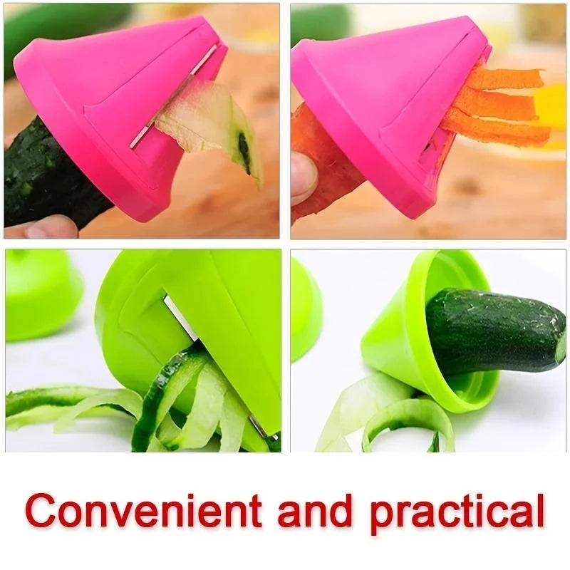 Rotating Vegetable Shredder Spiral Peeler