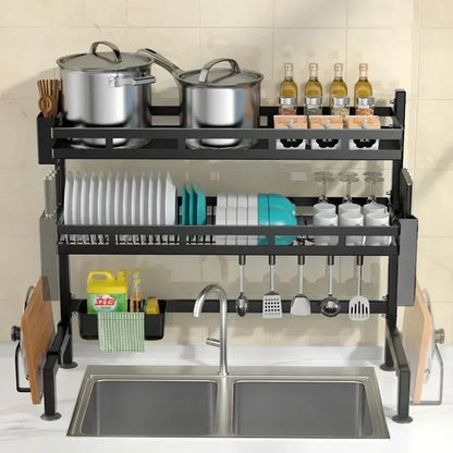 Drain Bowl Rack Table Top Bowl and Tray Storage Rack Sink Sink Drainage Dish Rack Kitchen Accessories Organizer Kitchen Tools