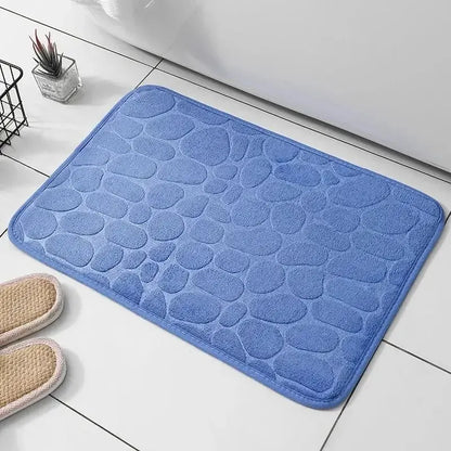 Embossed Microfiber Pebble Floor Mat