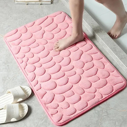 Embossed Microfiber Pebble Floor Mat