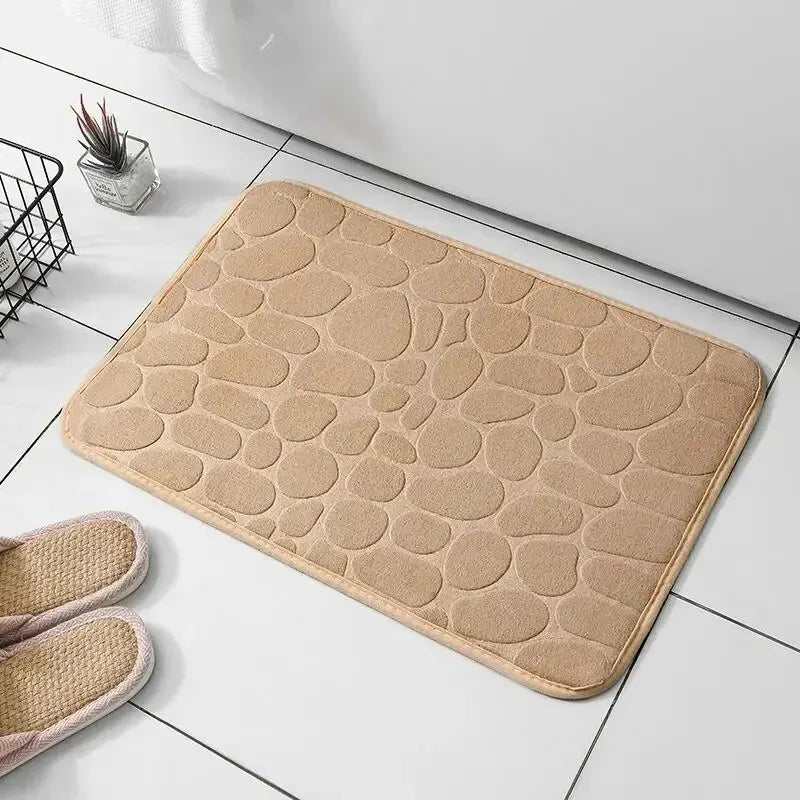 Embossed Microfiber Pebble Floor Mat