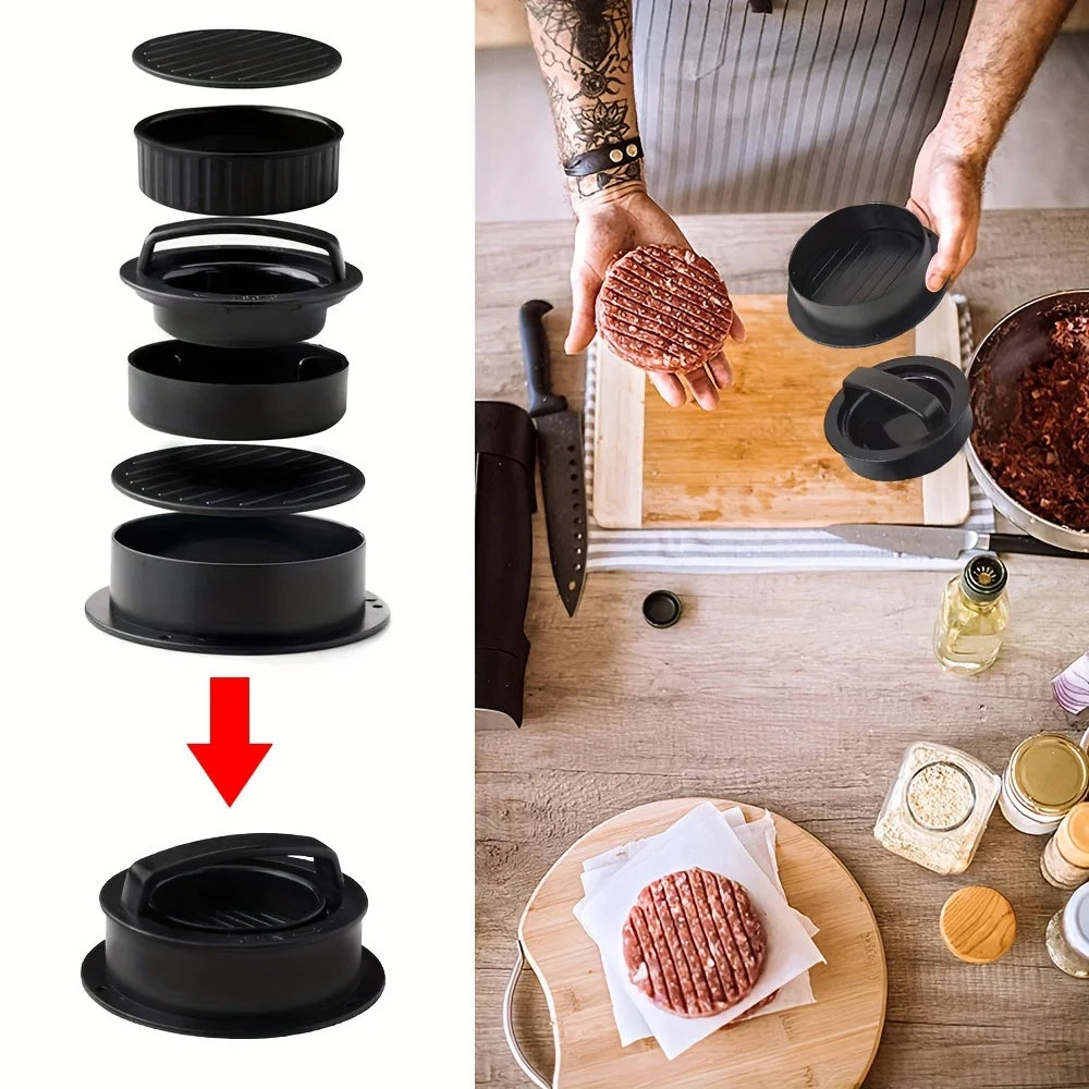Round Hamburger Burger Press