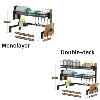 Drain Bowl Rack Table Top Bowl and Tray Storage Rack Sink Sink Drainage Dish Rack Kitchen Accessories Organizer Kitchen Tools