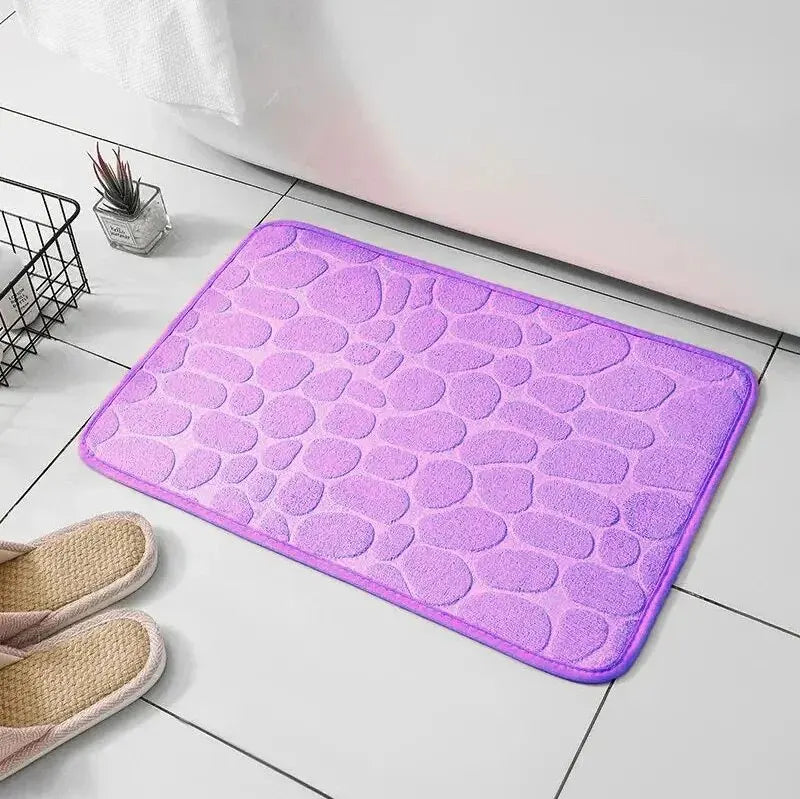 Embossed Microfiber Pebble Floor Mat