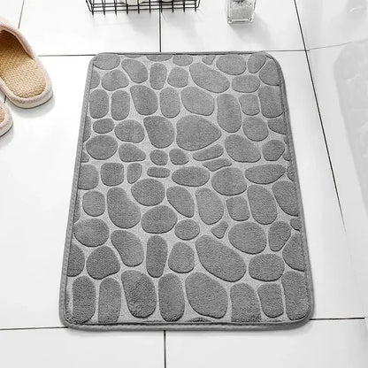 Embossed Microfiber Pebble Floor Mat