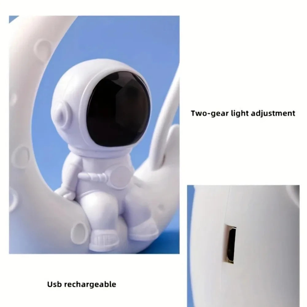 Creative Moon Astronaut LED Night Light