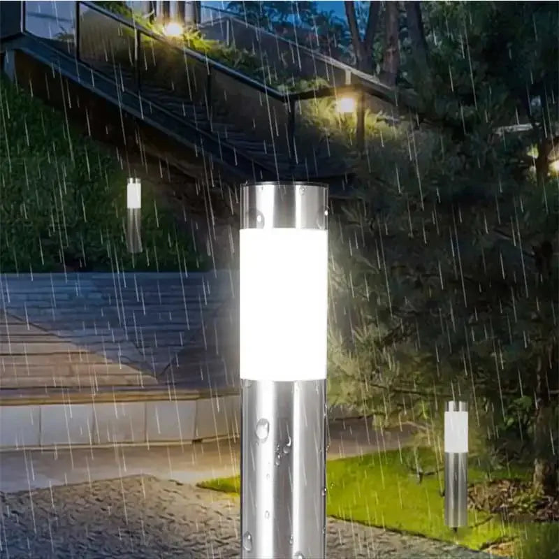 LED Solar Garden Light Stainless Steel Waterproof Underground Garden Lamp For Landscape Patio Yard Decoration Outdoor Lighting