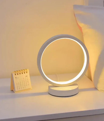 LED Circular Ring Table Lamp